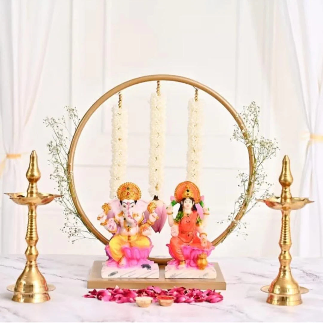 Metal Backdrop - Golden - 16 inches
