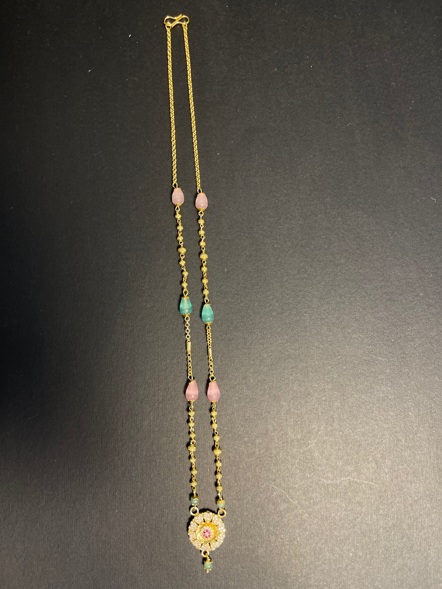Golden Necklace Set DB00067