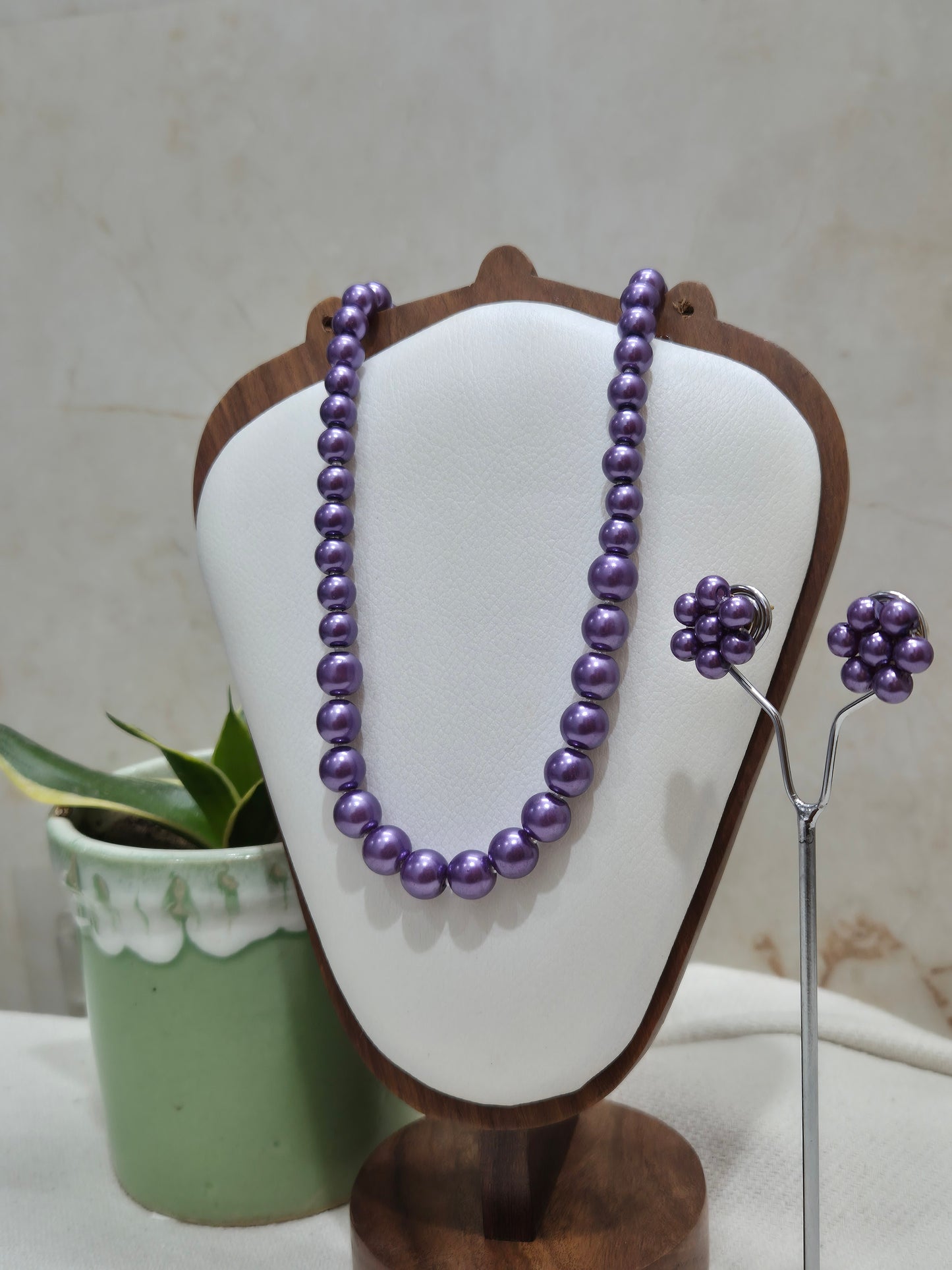 Bright Purple Japanese Pearl look