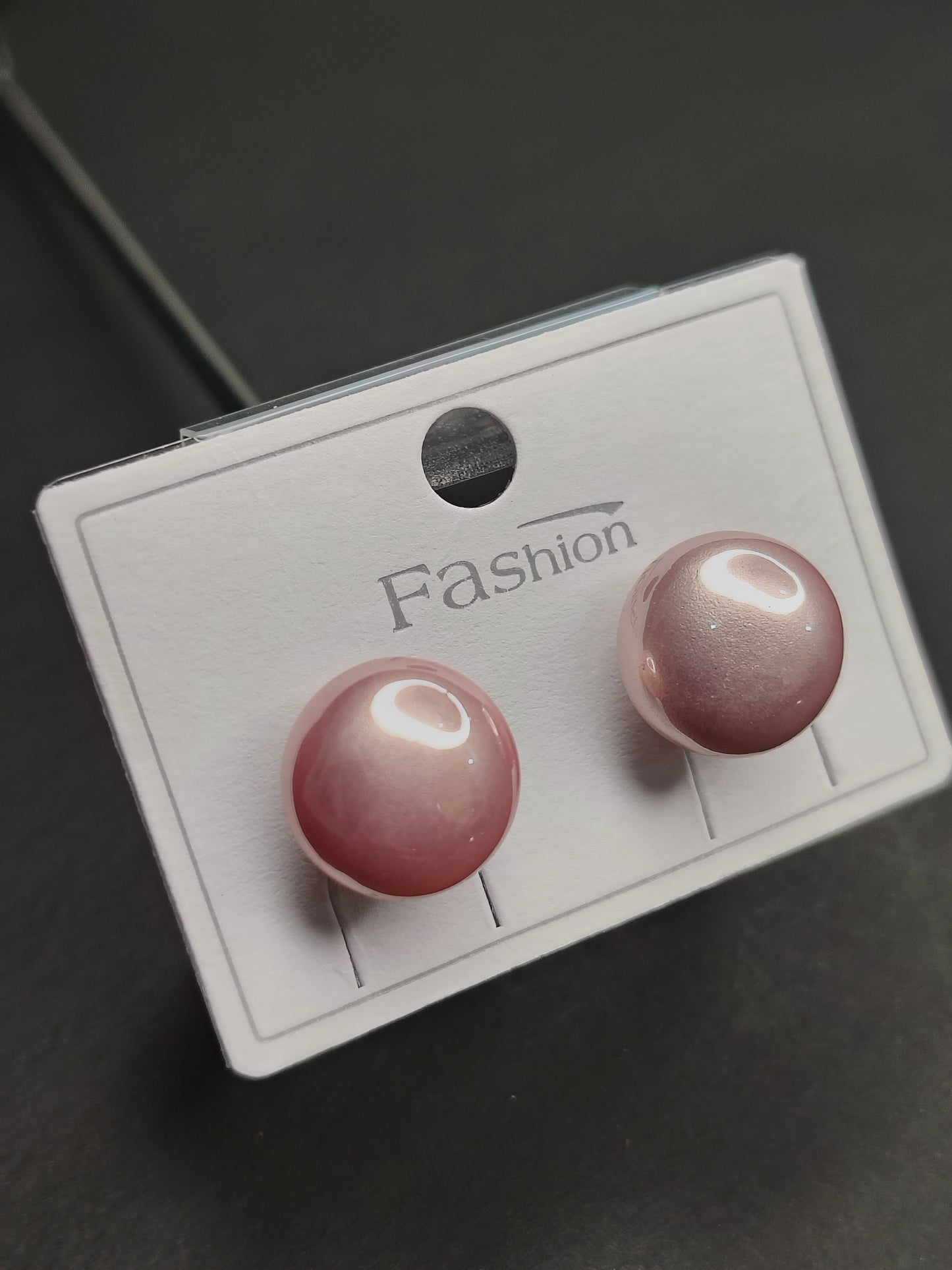 Pink Pearl Earrings