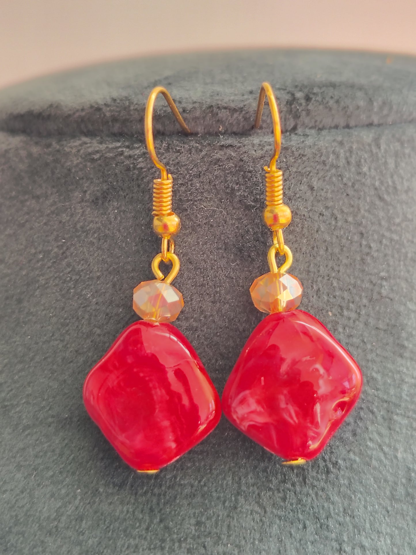 Pearl Multi colour with Earings