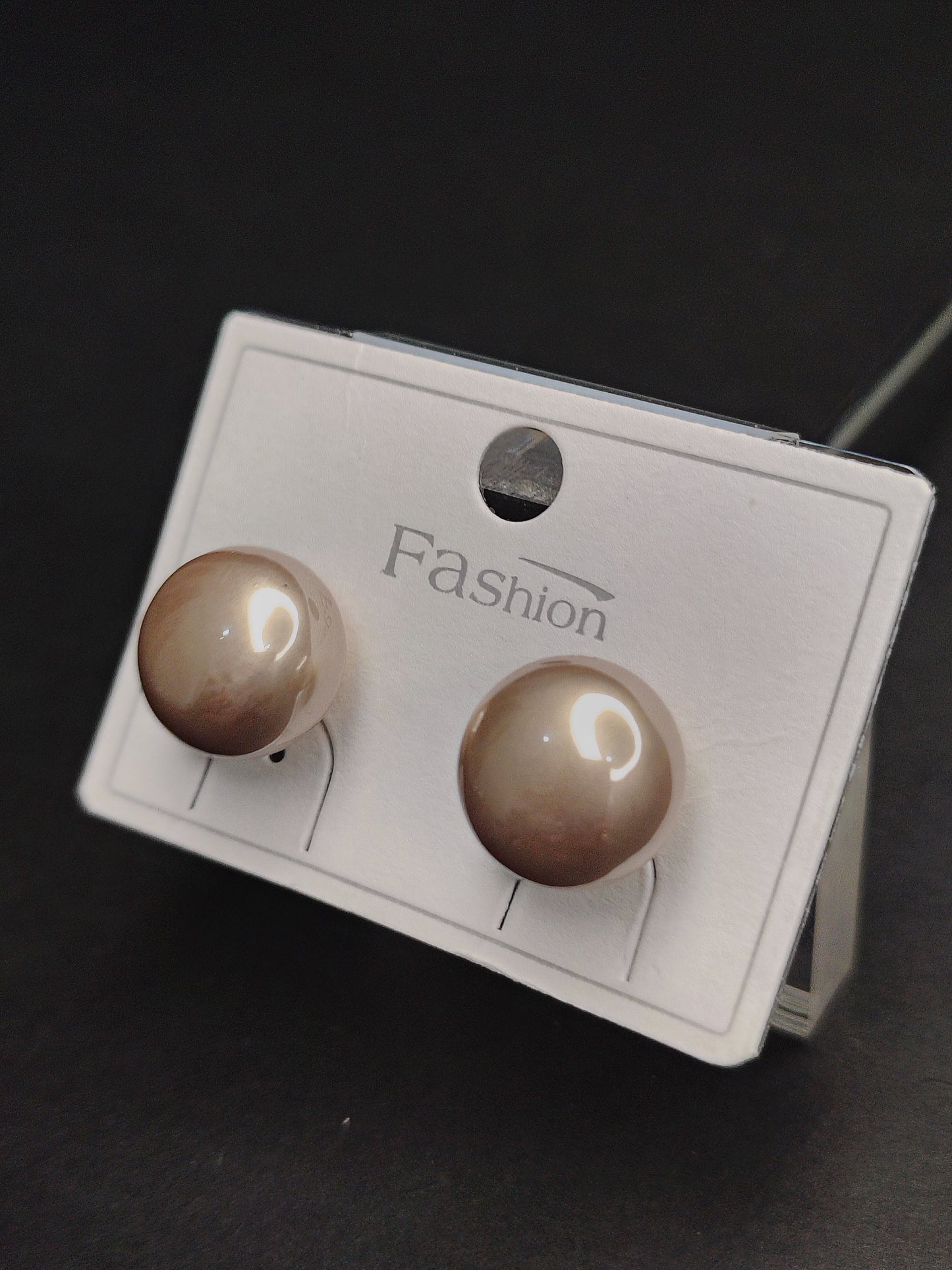 Golden Pearl Earrings