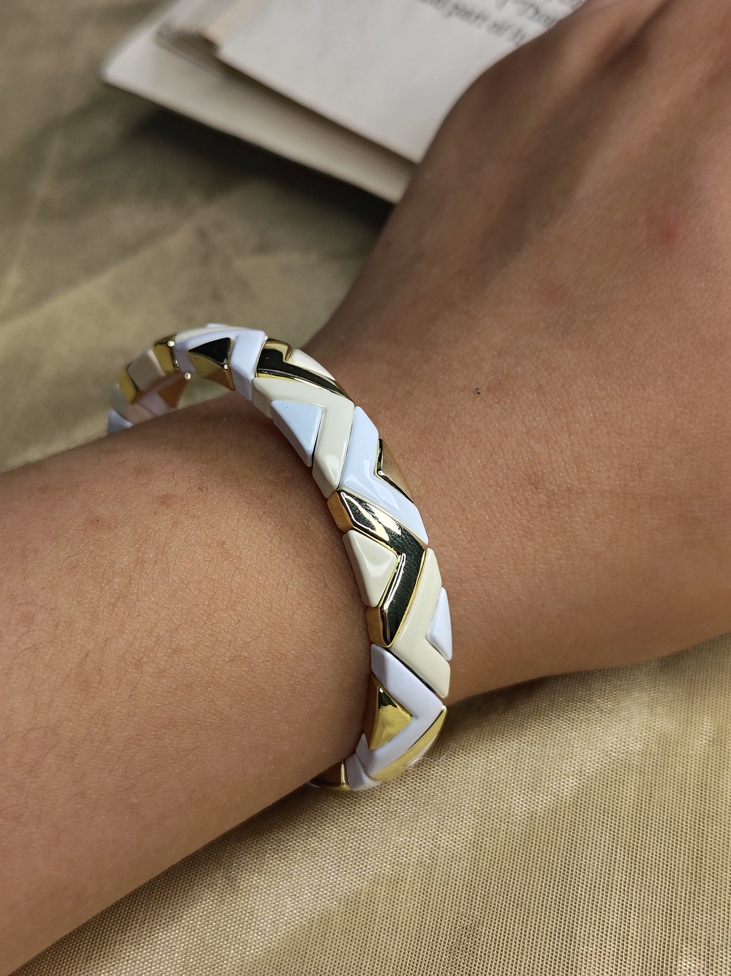 White & Golden Bracelet