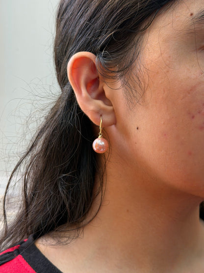 Blush Pink Pearl Earrings