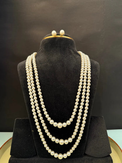 4 Pearl Necklaces Combo In Rs 1199 - BestSeller DB00682