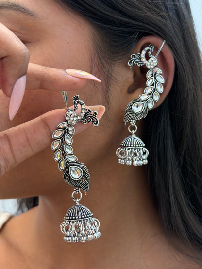 Oxidised Ear Cuffs