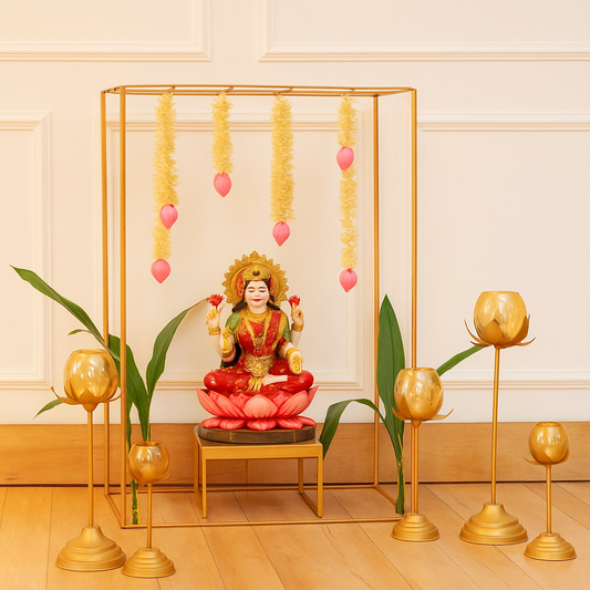 Metal Backdrop - Golden Shade - 36 Inch