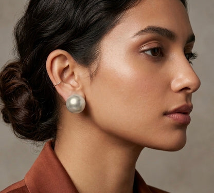 Opal White Pearl Earrings