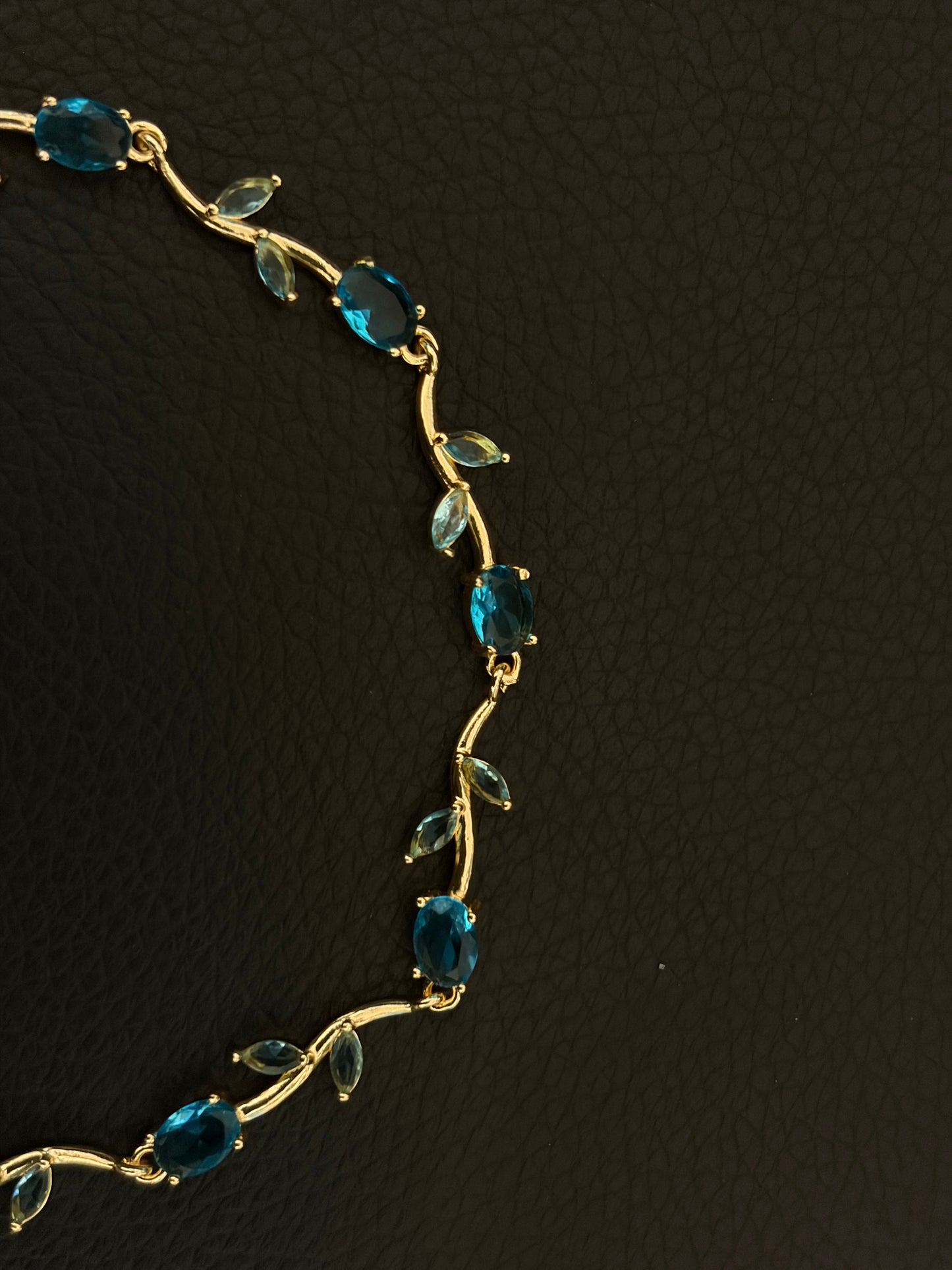 Tulip Bracelet Blue - Premium Anti Tarnish