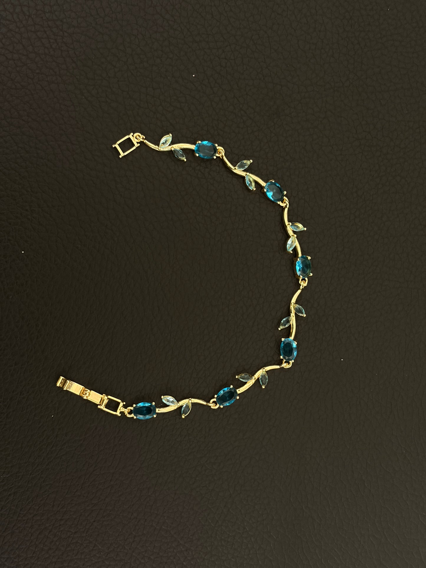 Tulip Bracelet Blue - Premium Anti Tarnish