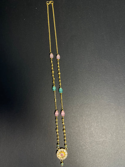 Golden Necklace Set DB00067