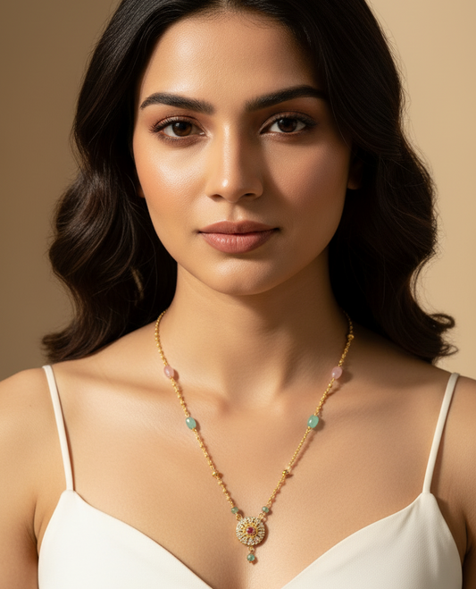 Golden Necklace Set
