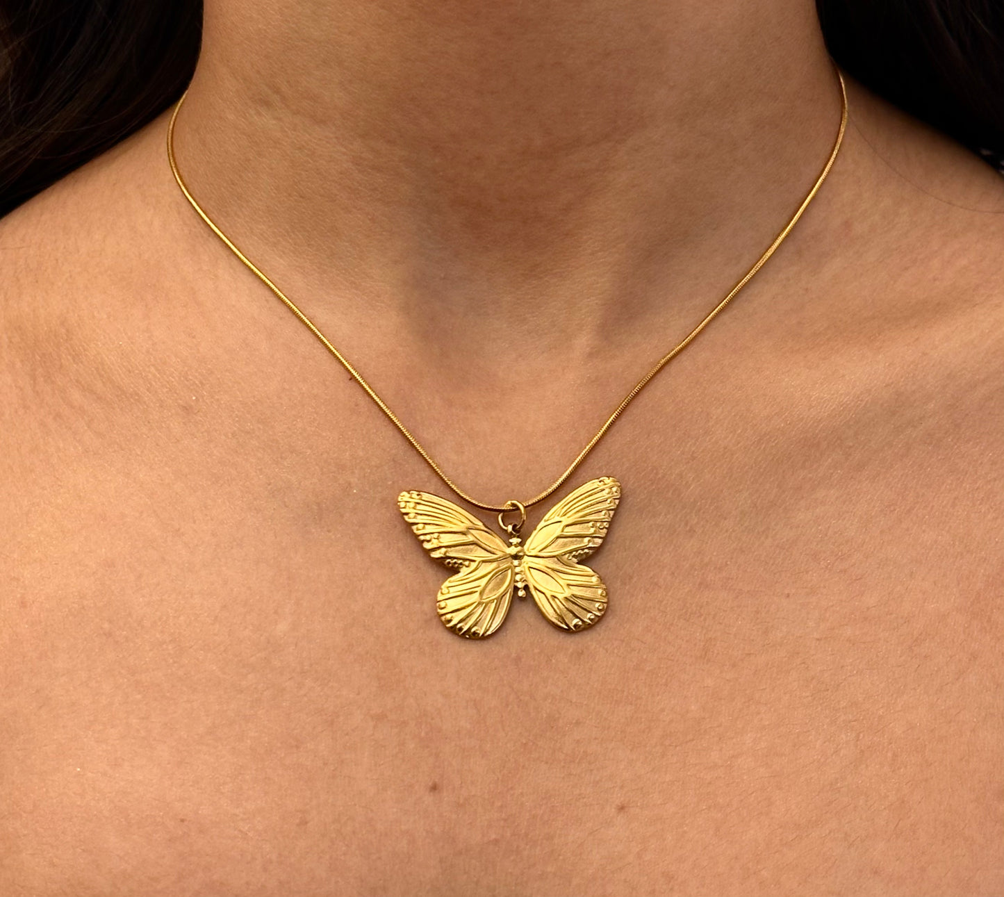 Golden Butterfly Necklace