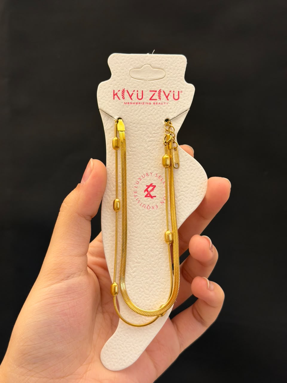 Double Chain Anklet DB00085