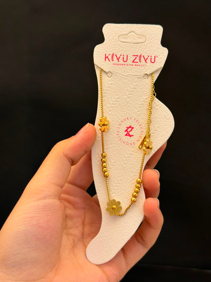 Floral Beads Anklet DB00084
