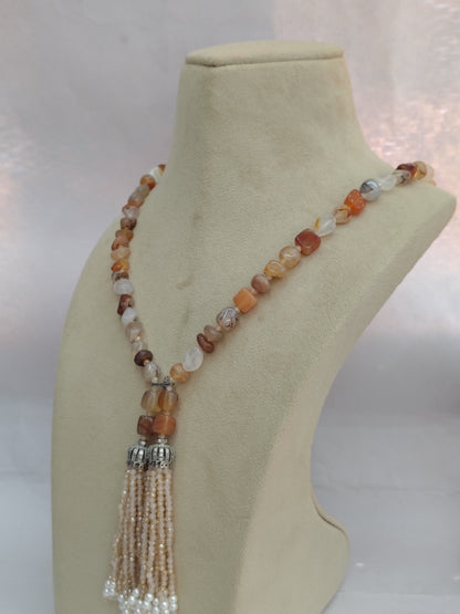 Multi colour Stone Statement Necklace