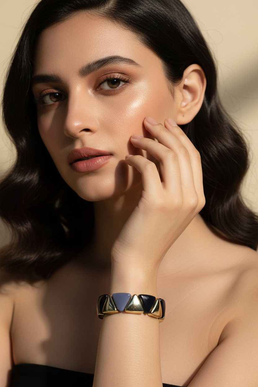 Gray & Golden Bracelet