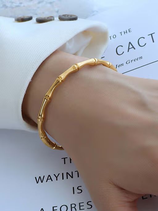 Metal ,Brass, Copper, Stainless Gold-Plated Steel Bracelet DB00066