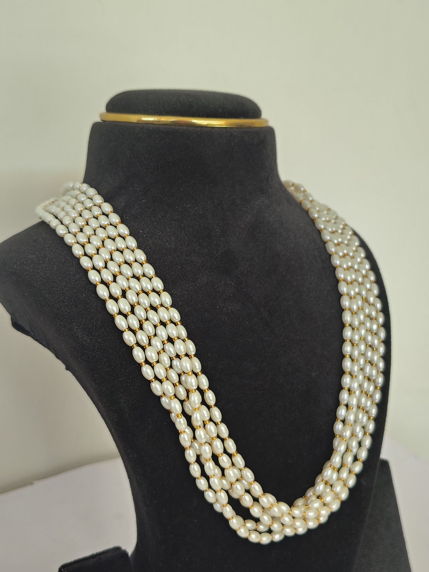 Multi-Strand Seed Pearl Mala