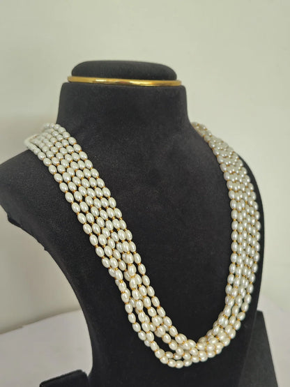 4 Pearl Necklaces Combo In Rs 1199 - BestSeller DB00682