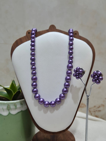 Bright Purple Japanese Pearl look