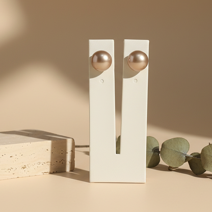 Golden Pearl Earrings