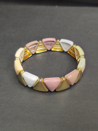 Pink & Gold Bracelet