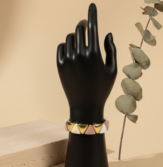 Pink & Gold Bracelet