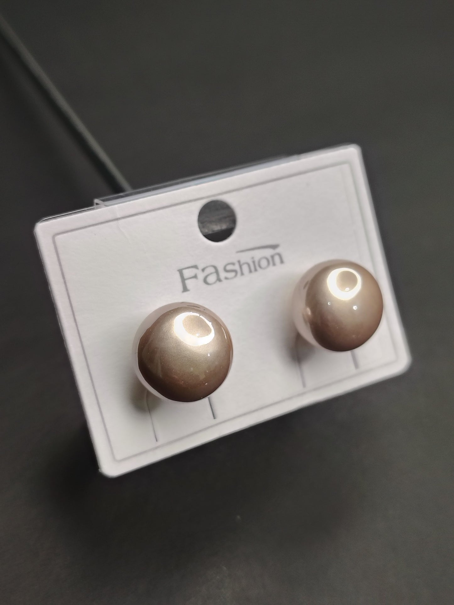 Golden Pearl Earrings