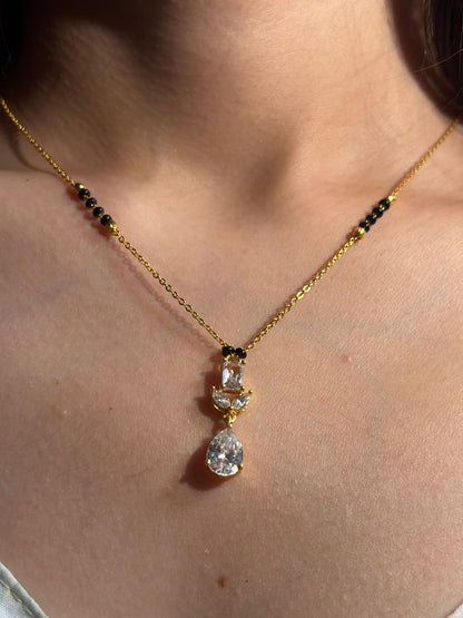 Crystal Drop Mangalsutra