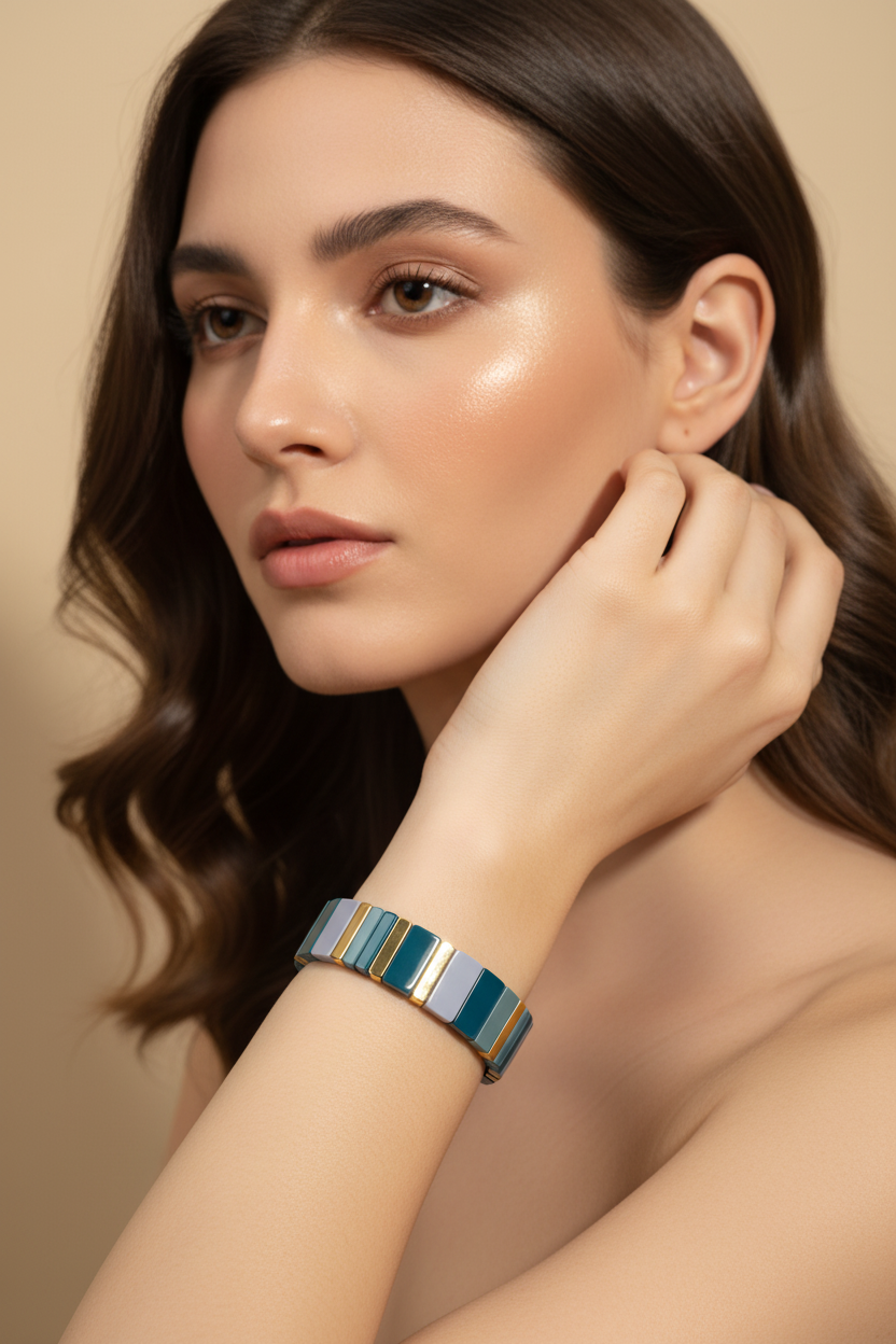 Bright Blue Bracelet