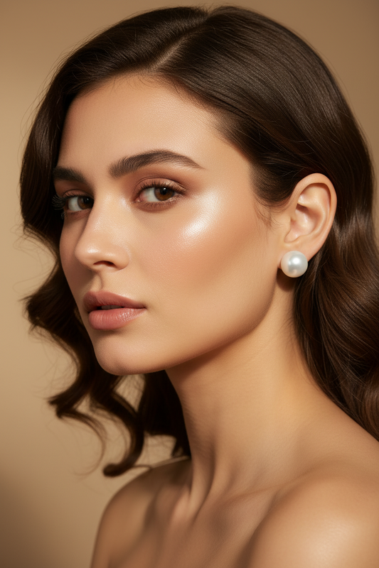 Cream Pearl Earrings
