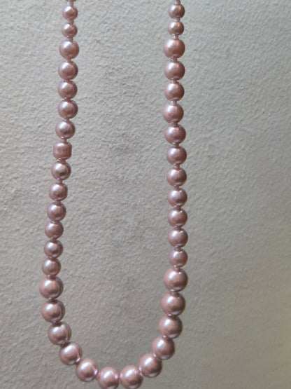 Light Lavender Beads Necklace Set
