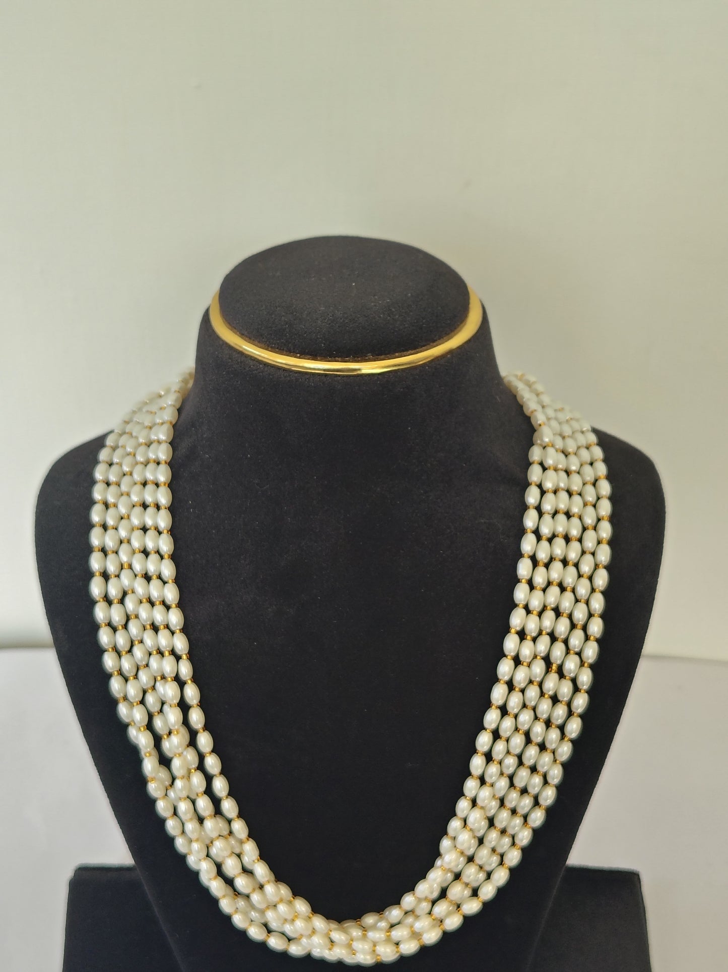 Multi-Strand Seed Pearl Mala