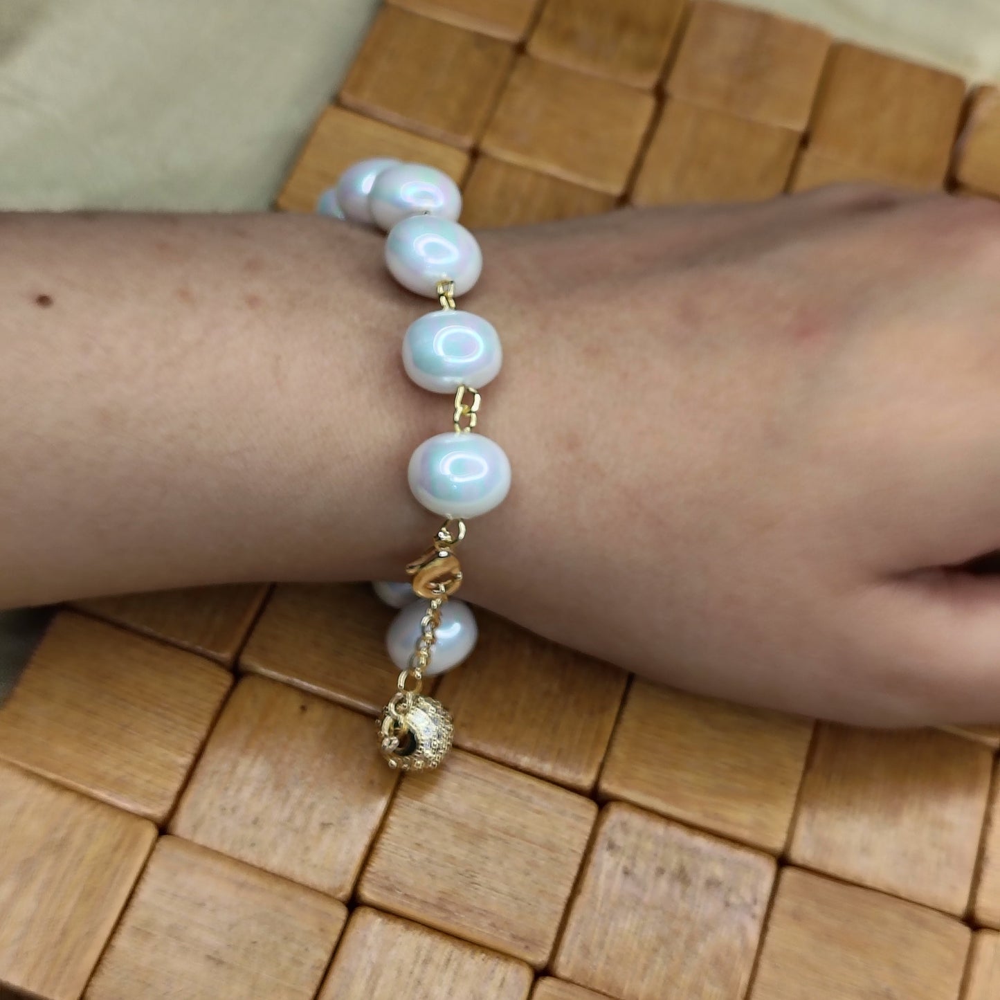 White Pearl Bracelet