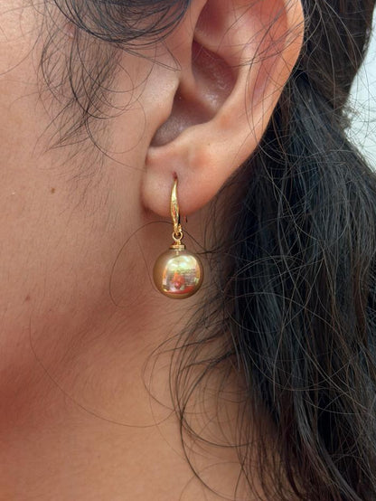 Champagne Pearl Earrings