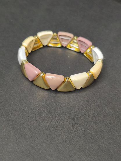 Pink & Gold Bracelet