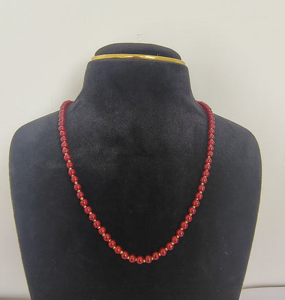 3 Piece Combo - Red, White, Green Small Pearl Mala DB00382