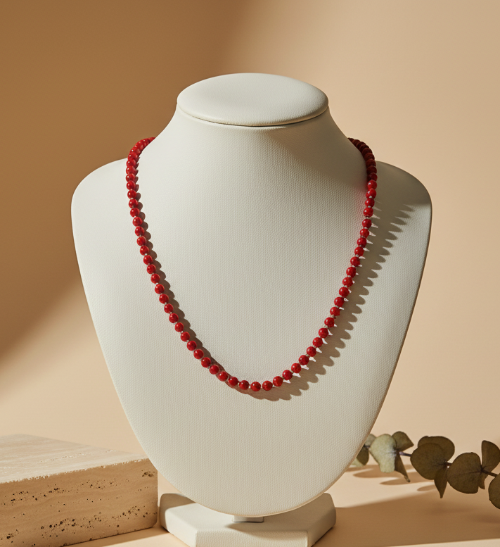 3 Piece Combo - Red, White, Green Small Pearl Mala DB00382