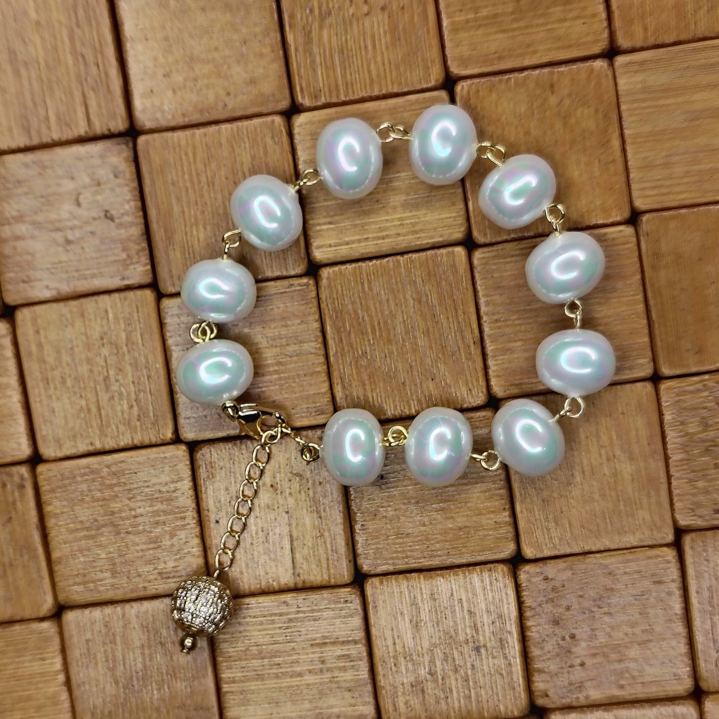 White Pearl Bracelet