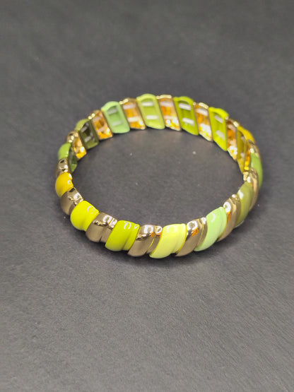 Green & Gold Bracelet