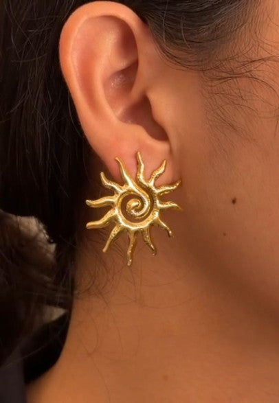 Sunbeam Textured Earrings