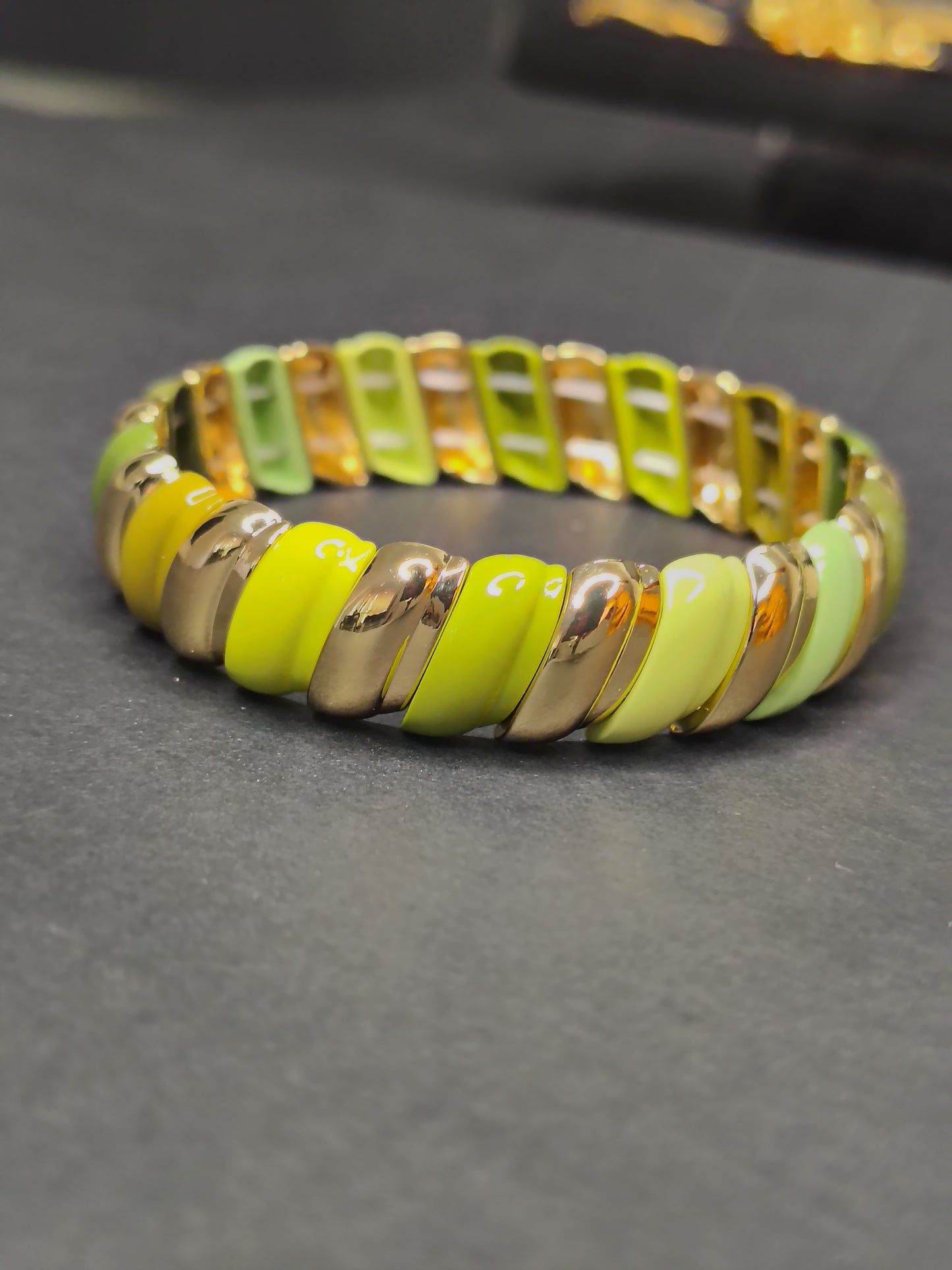 Green & Gold Bracelet