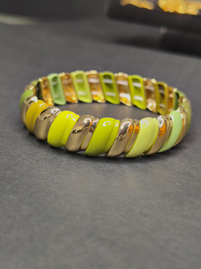 Green & Gold Bracelet