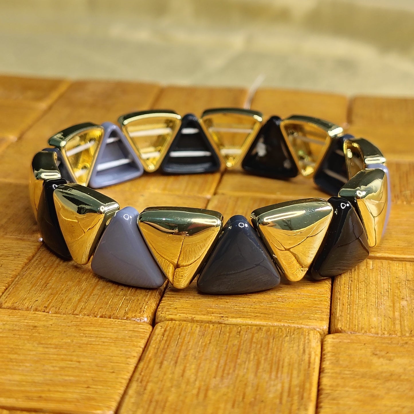 Gray & Golden Bracelet