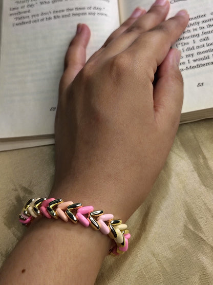 Pink Colour Bracelet