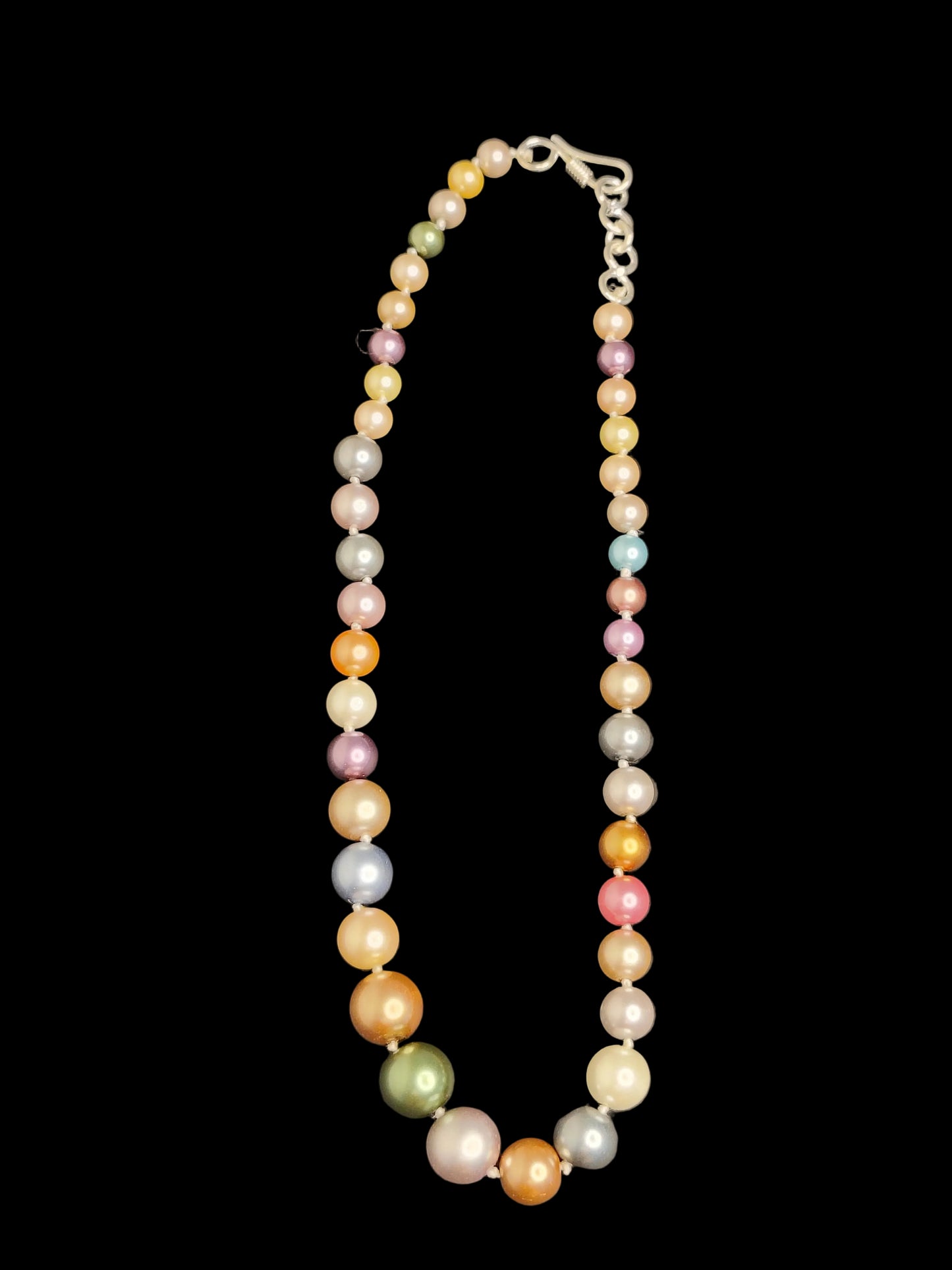 Elegant Mint Multi Pearl Necklace