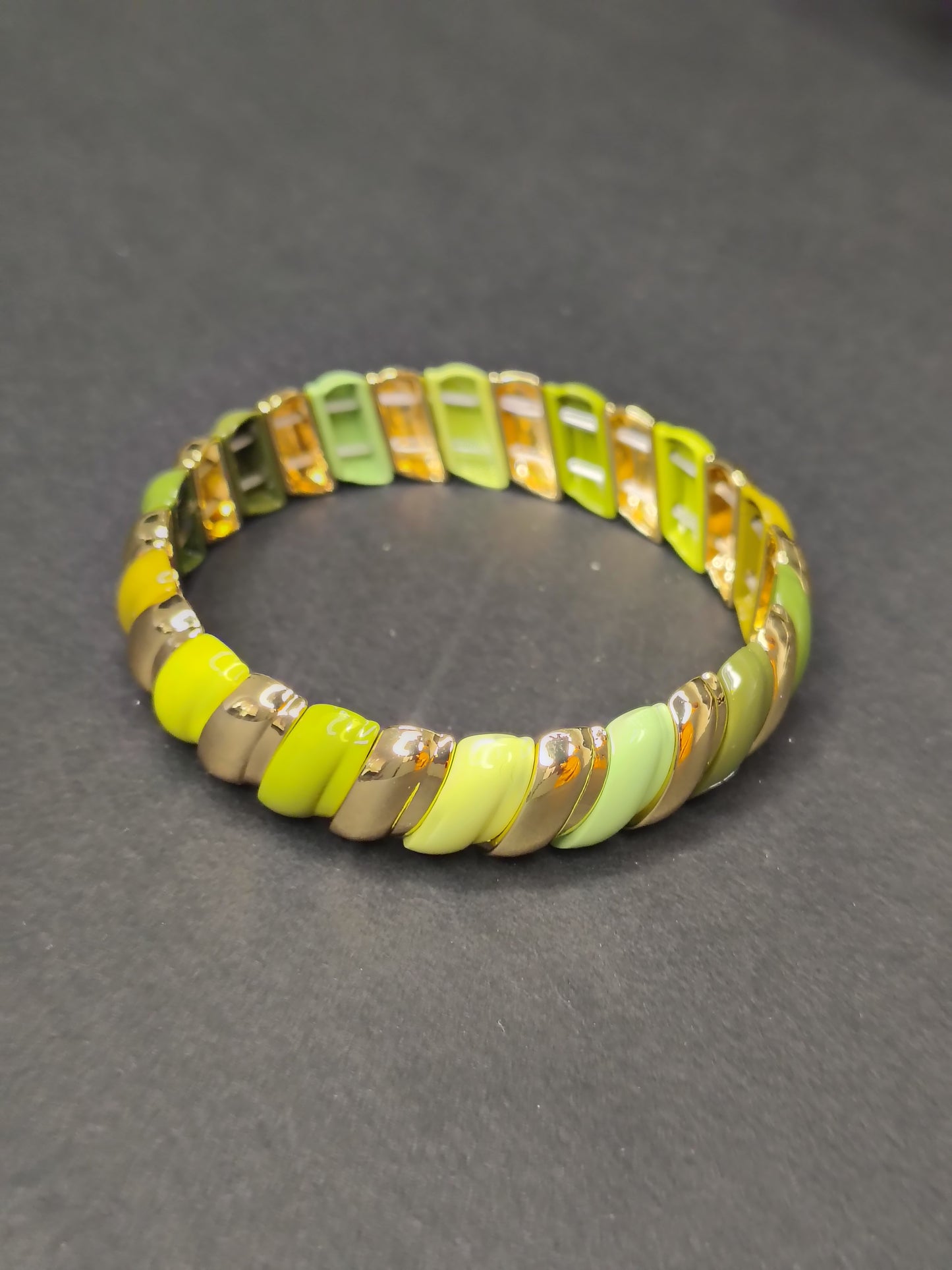 Green & Gold Bracelet