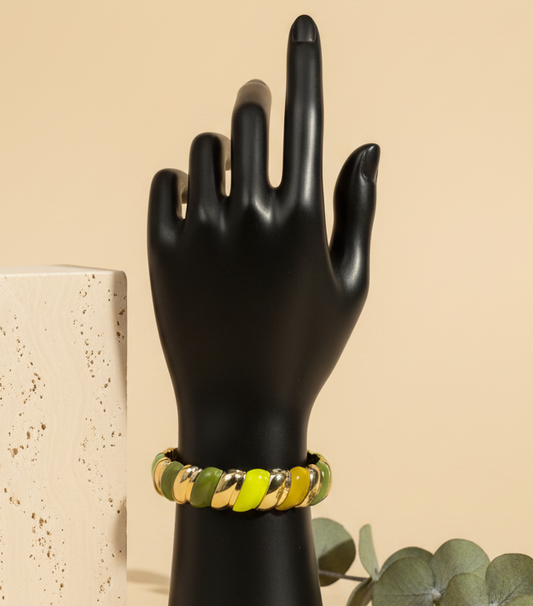 Green & Gold Bracelet