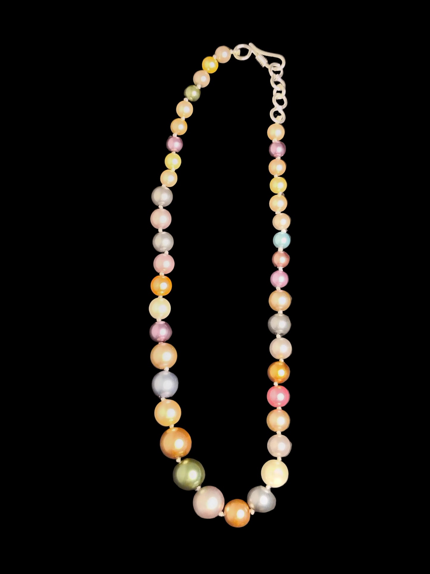 Elegant Mint Multi Pearl Necklace